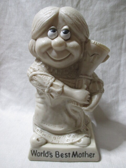 即決★USA ビンテージ メッセージドール World's Best Mother/1970年代拍卖