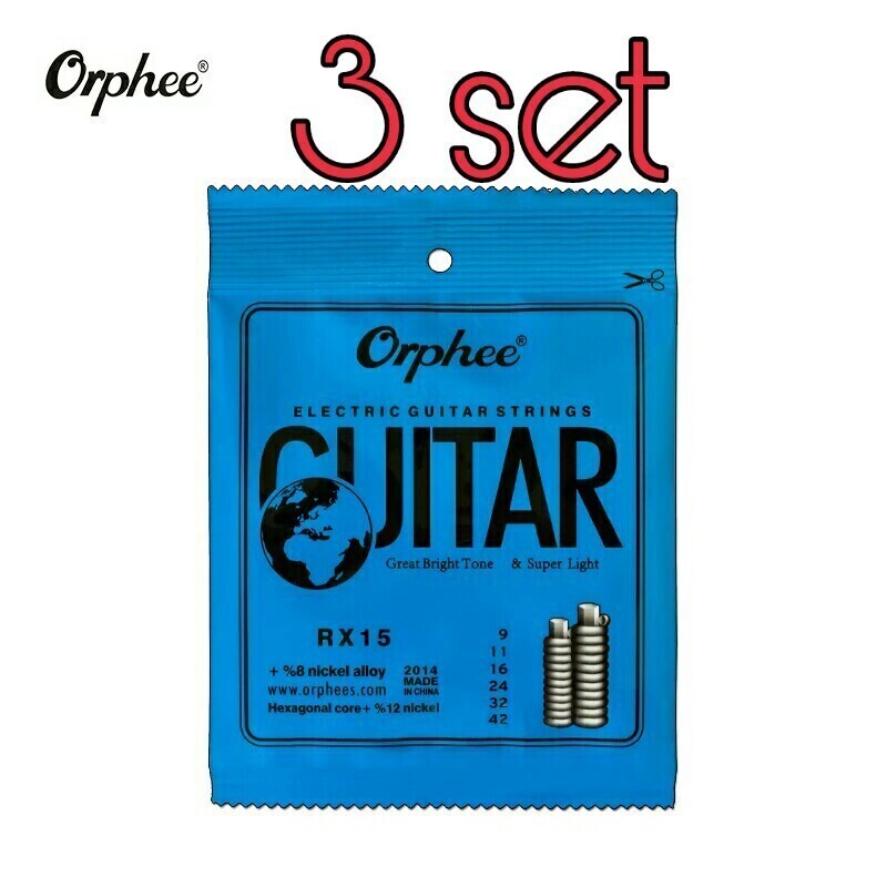 Orphee エレキギター弦 09-42 3セット拍卖