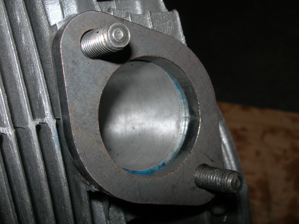 2枚Set H/D スチール エキゾーストフランジ 内径38Φmm 8mm厚 1-1/2” ヒータフランジ加工に最適 空冷VW Type-Ⅰヘッド ビートル バス拍卖