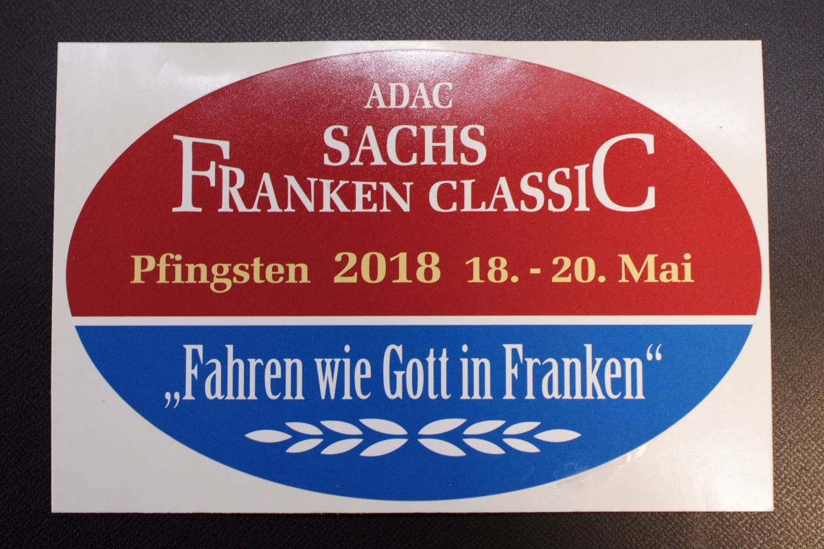 ◎ ADAC Euro ステッカー SACHS FRABKEN CLASSIC 大 140×95mm ocitye 車外 防水 ガラス ウィンド メルセデスベンツ ポルシェ BMW AUDI VW拍卖