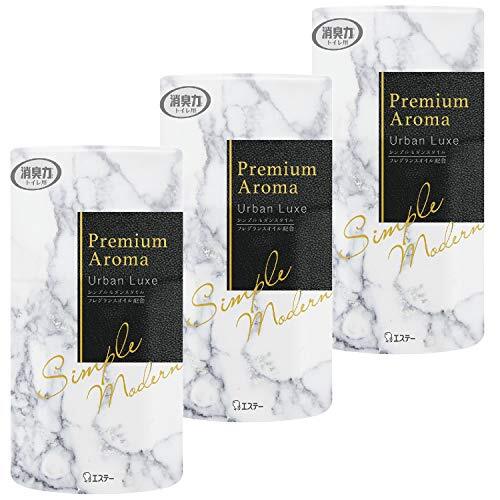 【まとめ買い】 トイレの消臭力 プレミアムアロマ トイレ用 アーバンリュクス 400ml×3個 トイレ 置き型 消臭剤 消臭 芳香剤拍卖