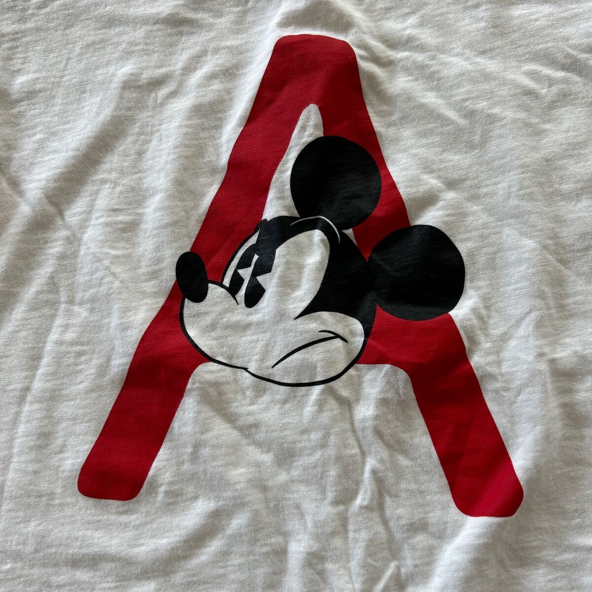 uu×ディズニー×ユニクロ トリプル コラボ Tシャツ アンダーカバー ミッキーマウス S 白拍卖