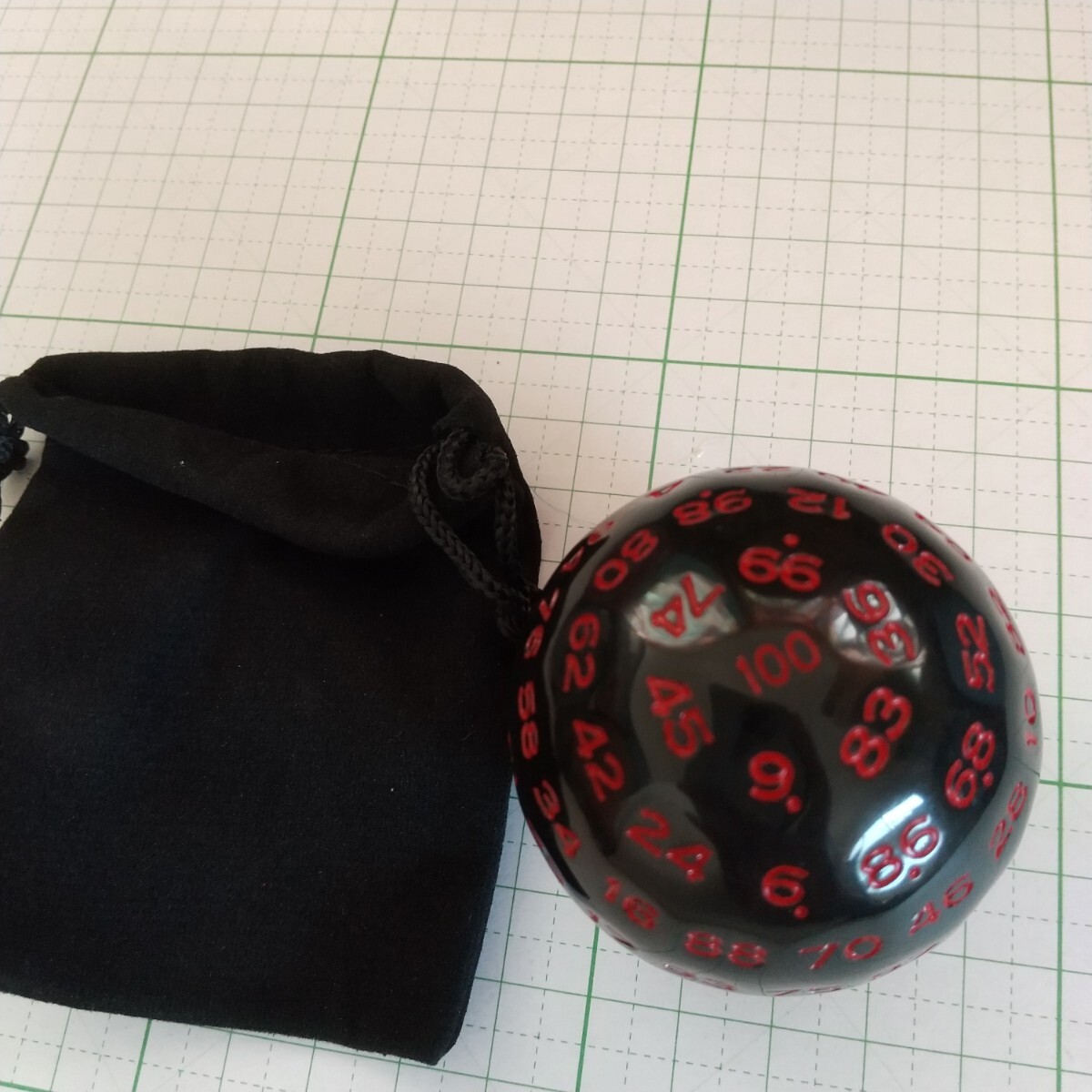 100面体 ダイス サイコロ すごろく ボードゲーム 赤拍卖