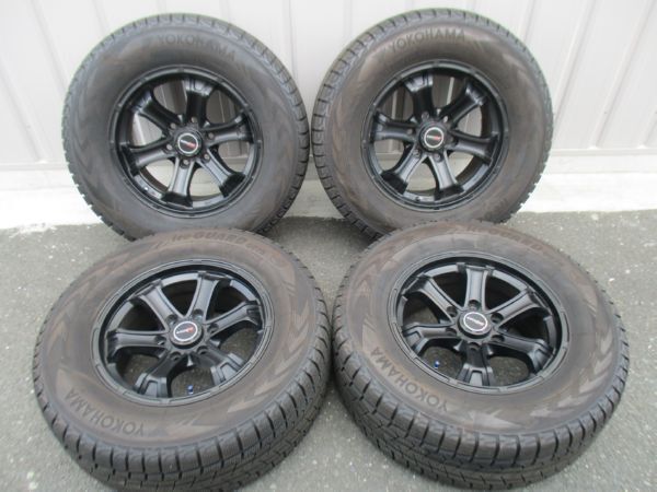 B-MUD K マッドブラック スタッドレスタイヤホイールセット 265/65R17 ヨコハマ G075 プラド 20440 送料込拍卖