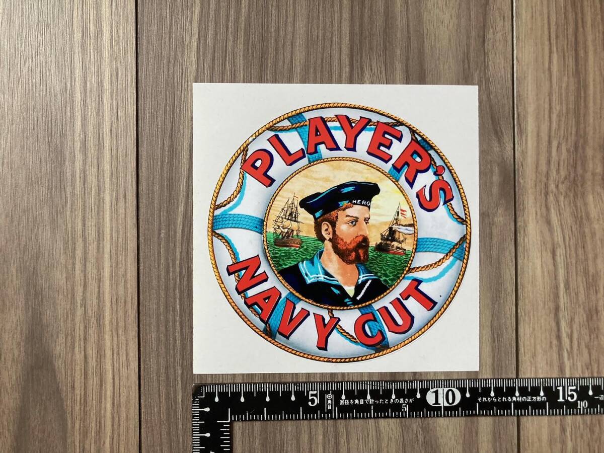 送料無料 Lotus Player's Navy Cut ロータス ステッカー 105mm拍卖