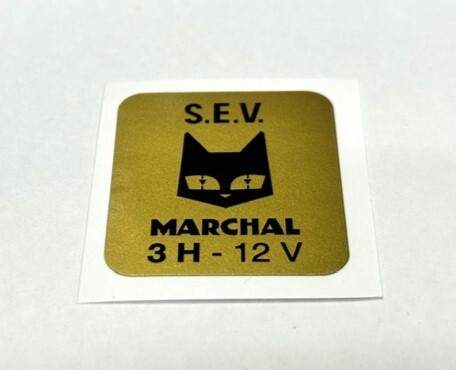 リール用 12Vコイル マーシャル ステッカー MARCHAL ラベル ポルシェ porsche 911 996 997 991 992 718 356 930 964 993 (-p12vm01a拍卖