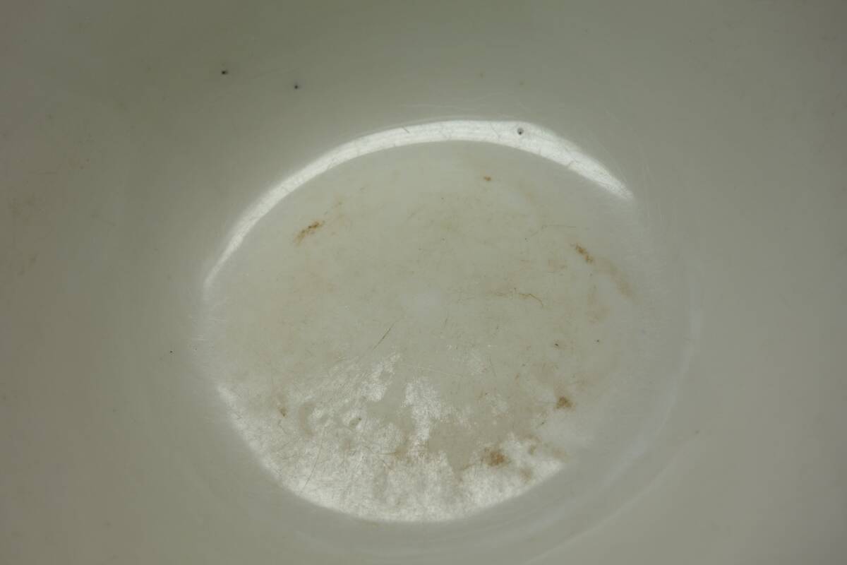 仏教美術 景徳鎮古窯 染付 四方向・鶴来図 上品 大茶碗 海のシルクロード拍卖