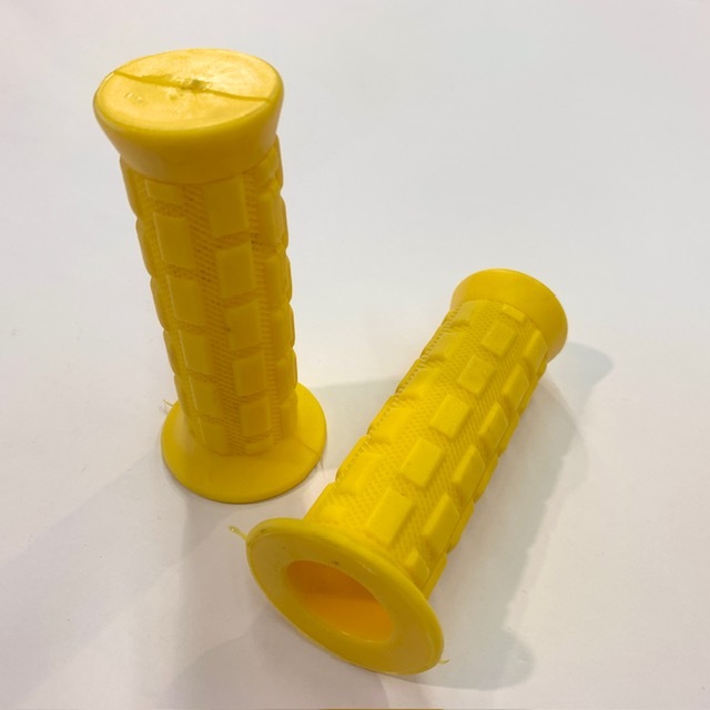 ■モーターサイクル グリップ / Made in ITALY / DEADSTOCK / イエロー拍卖