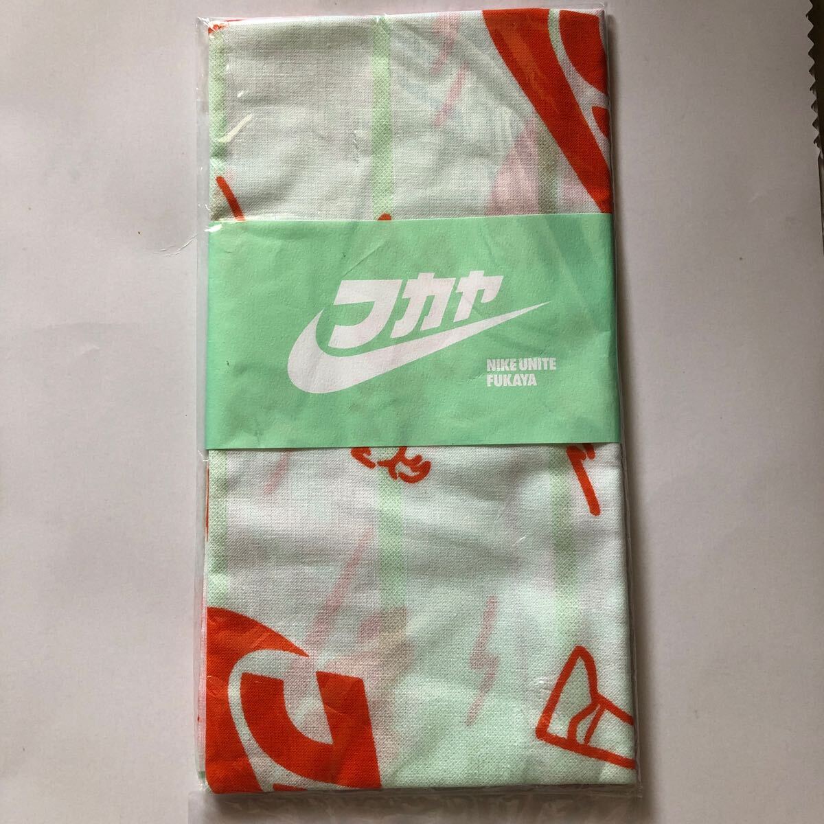 レア非売品 NIKE ナイキ 深谷 ふかや花園プレミアムアウトレット限定 手ぬぐい フカヤ ノベルティ(在庫4)拍卖