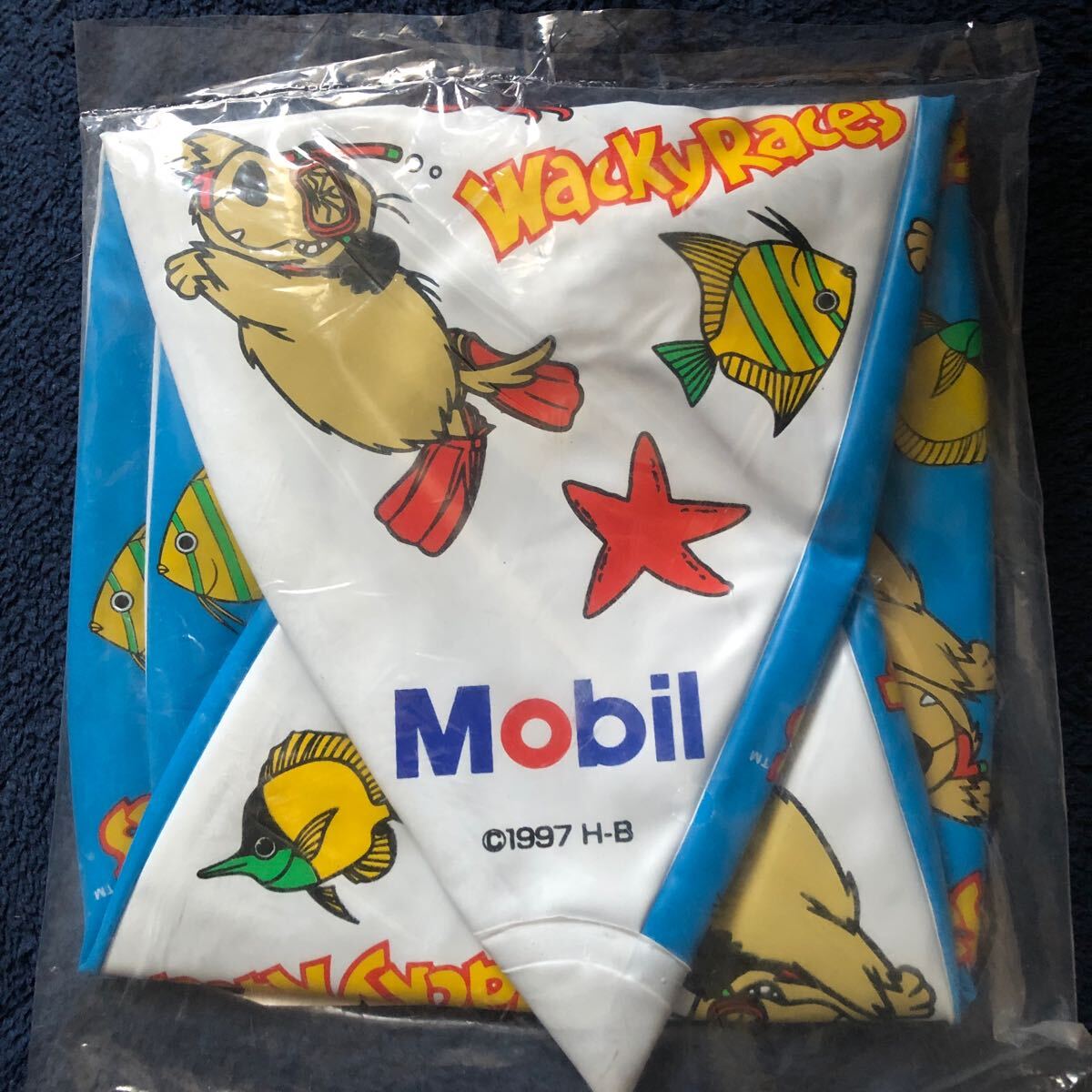 *レトロ*激レア非売品 チキチキマシン猛レース ケンケン Wacky Races ビーチボール Mobil ノベルティ 当時物拍卖