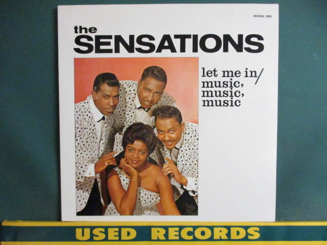 The Sensations : Let Me In Music LP (( 50's R&B Doo-Wap Doo-Wop DooWap DooWop Doo Wap Doo Wop / 落札5点で送料当方負担拍卖