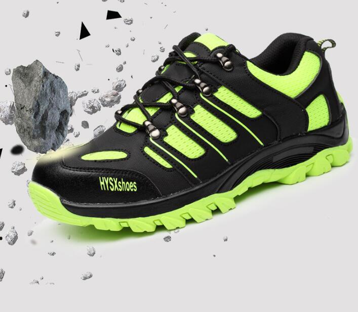 作業靴メンズ レディース衝撃吸収 スニーカー 安全靴 おしゃれ安全ブーツ ワークシューズ耐磨耗 耐滑 通気 ブーツ メッシュ 22.5cm~28cm拍卖