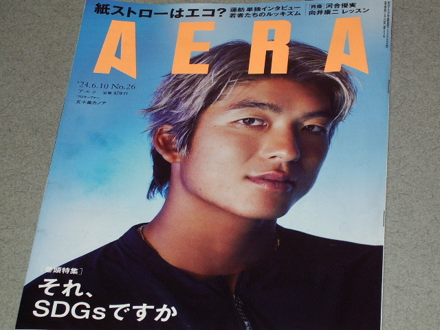 AERA2024.6.10それ、SDGsですか?/五十嵐カノア河合優実伊藤潤二小島秀夫向井康二松下洸平吉高由里子蓮舫拍卖
