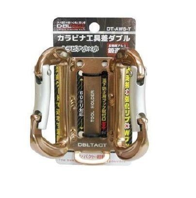 アルミ カラビナ工具差し/ツールフック DT-AWS-T チタン色拍卖