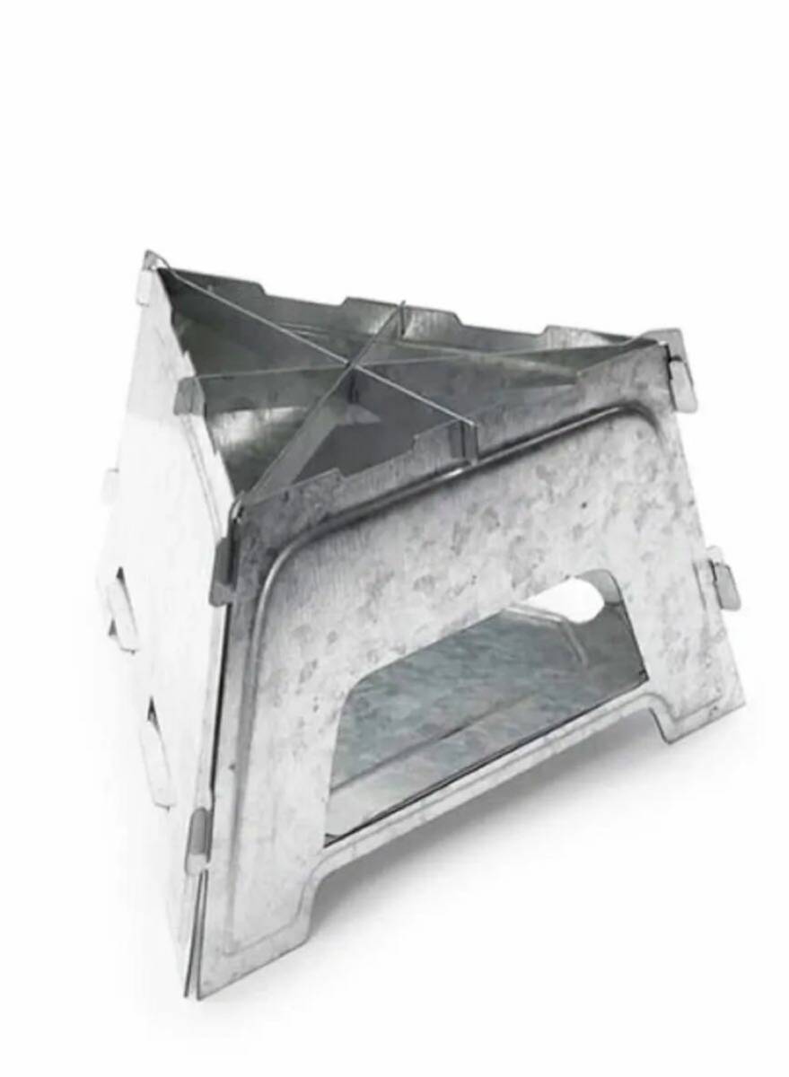 新品未開封 ヒマラヤで6,600円 ノーボックス NOBOX 焚き火台 フラットストーブ ポータブル焚き火台 ステンレス製 キャンプストーブ拍卖