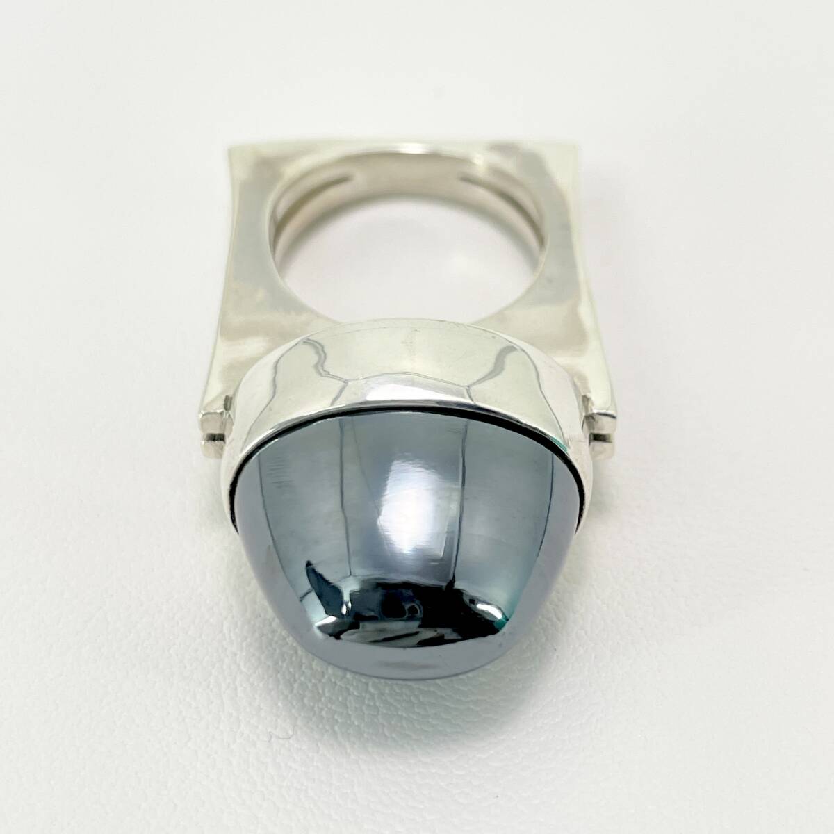 ジョージジェンセン ヘマタイト A89 リング シルバー Georg Jensen/24-1064拍卖