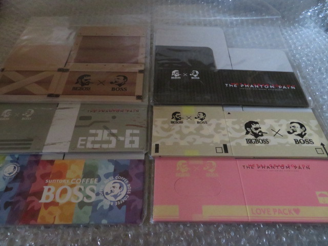 イオン限定サントリー 「BIGBOSS×BOSSオリジナル収納BOX」 6種類拍卖