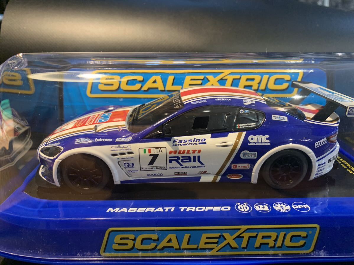 新品未使用 SCALEXTRIC slot car 1/32 MASERATI TROFEO 2012 No.7スケーレックストリック スロットカー マセラッティ トロフェオ拍卖