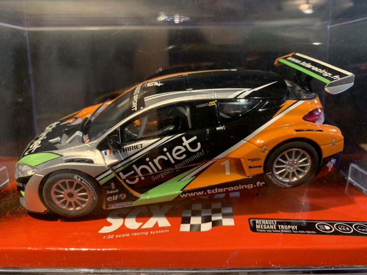 未使用新品 SCX RENAULT MEGANE TROPHY THIRIET 1/32 slot car スロットカー ルノー メガーヌ トロフィー シリエット冷凍グルメ拍卖