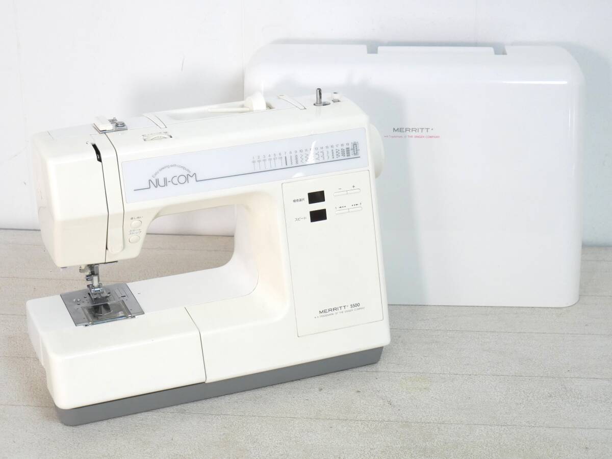 ■SINGER シンガー◇MERRITT NUI-COM コンピューター ミシン【SRE-5500】■拍卖