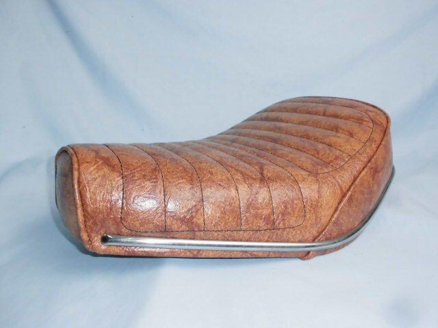 ■ AB07 タクト 純正改 茶シボ アンコ抜き 純正風パターン カスタムシート 初代 AB-07 フルマーク クレージュ カスタムシート拍卖