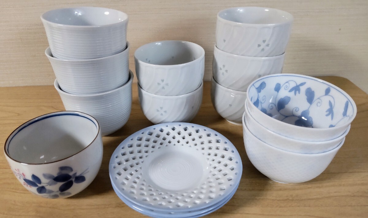長期保管品 湯呑 カップ ソーサー 急須 食器 セット拍卖