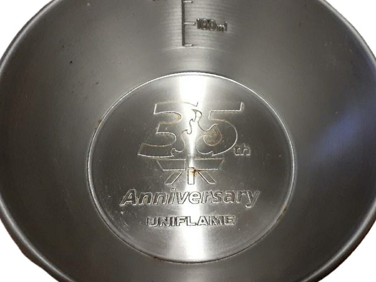 限定 ユニフレーム UNIFLAME 35周年 シェラカップ & UNIFLAME ギザ刃 キャンプナイフ拍卖