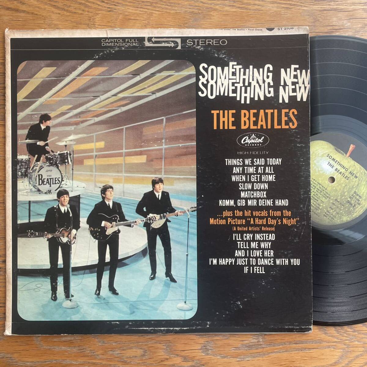 US盤 レコード BEATLES Something New アナログ盤 LP ビートルズ ジョンレノン john lennon パンク天国 punk拍卖
