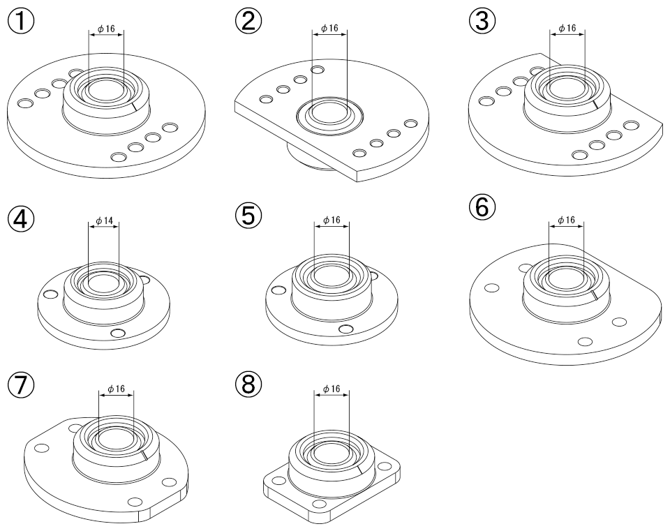 【HKS】ハイパーMAX IV SP用 スフェリカルベアリング 図(4)(2個1セット)#GRB/GRF/GVB/GVF(R), #VAB/VAG(R), #ZD8(R)拍卖