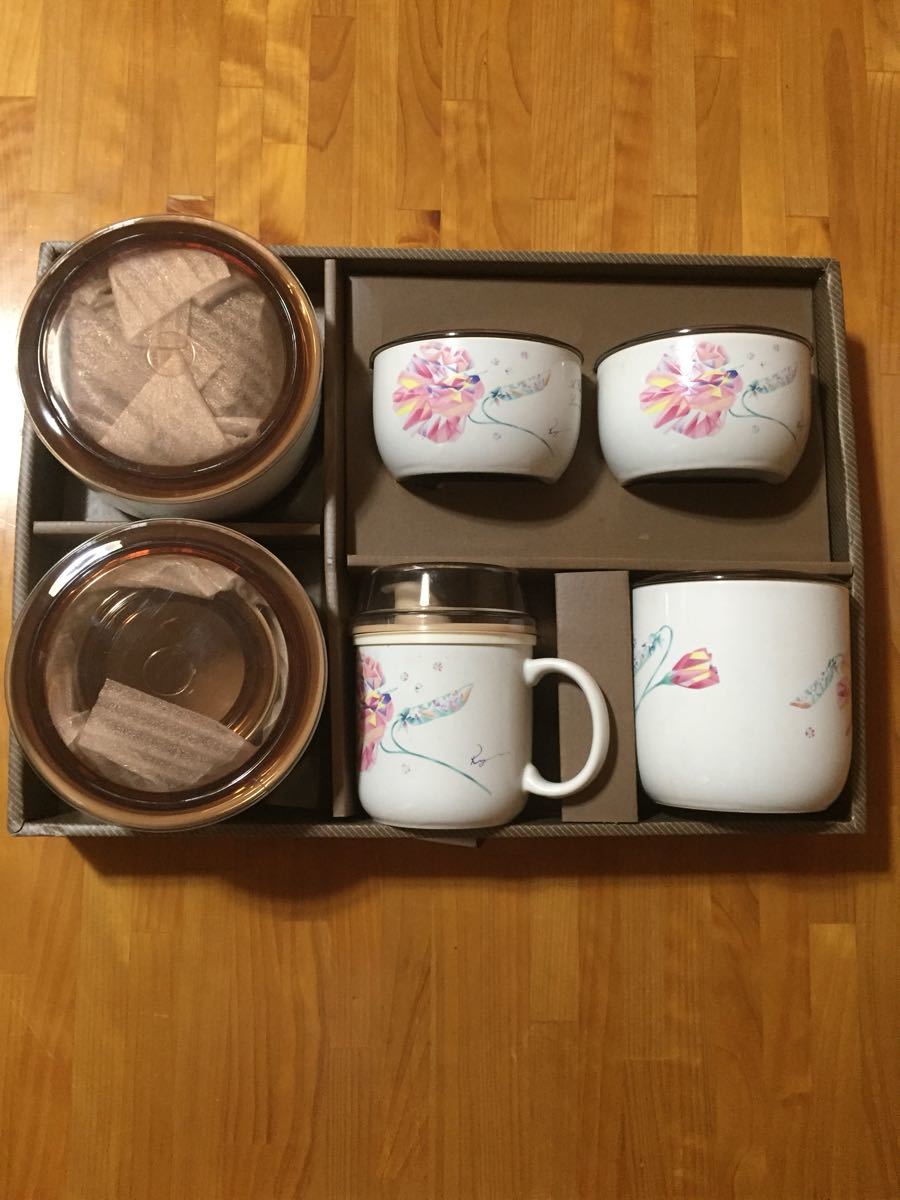 252.新品☆ふた付き陶器の入れ物8個セット拍卖