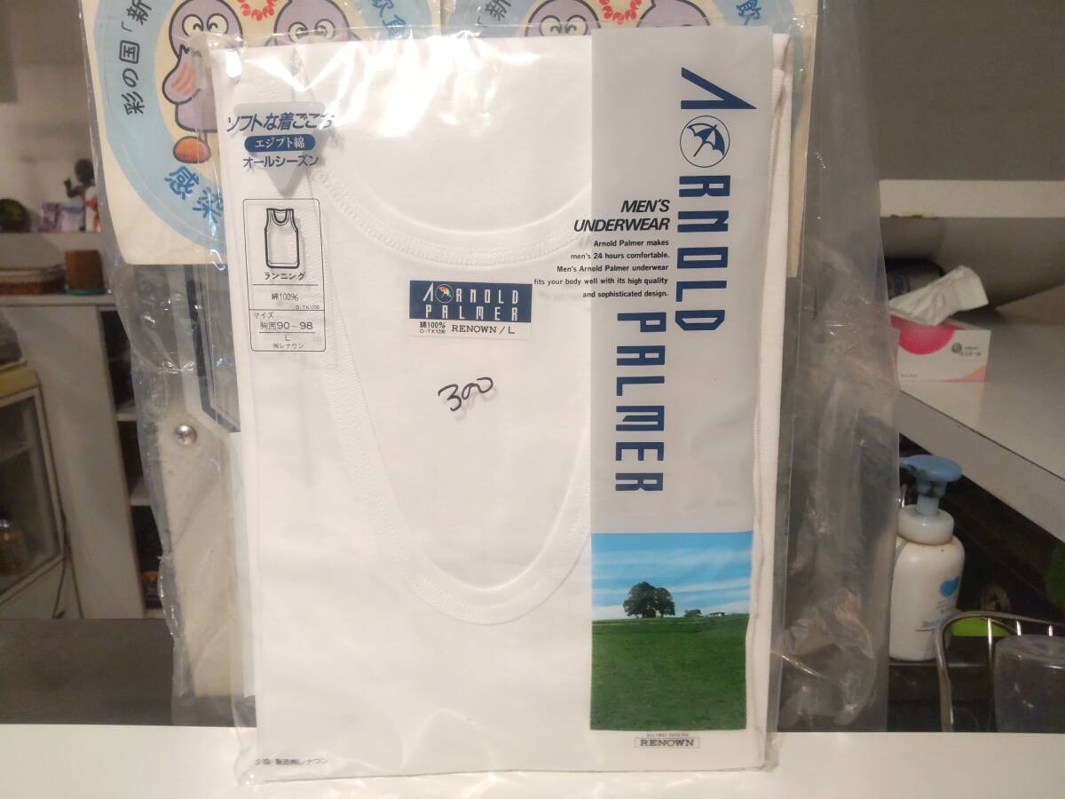 廃番★昭和レトロ★80年代★日本製 当時物 レナウン アーノルドパーマー ランニング タンクトップ★肌着 旧車 ヤンキー スポーツ ゲイ 運動拍卖