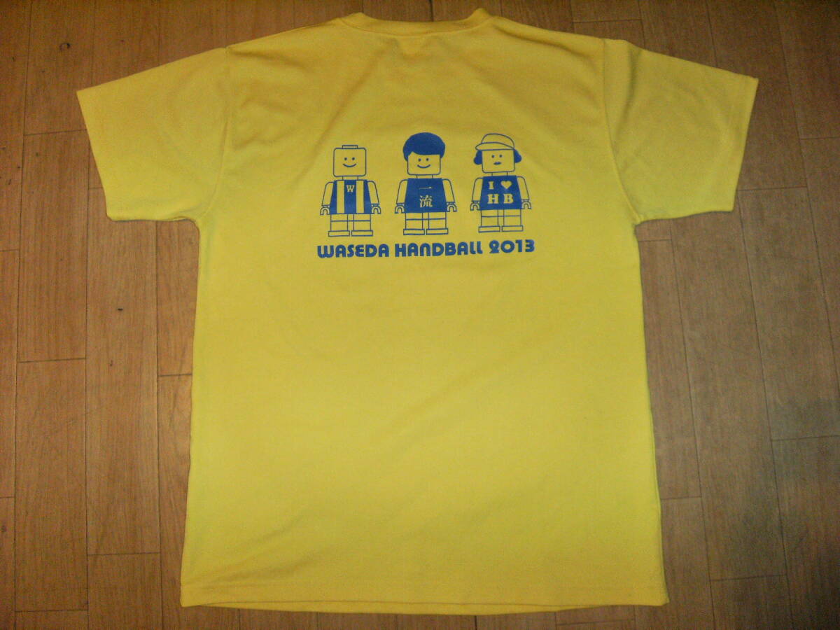非売品★2013年 WASEDA HANDBALL 早稲田大学 ハンドボール部 Tシャツ★運動部 体育学部 サークル 体育会系 スポーツ 拍卖