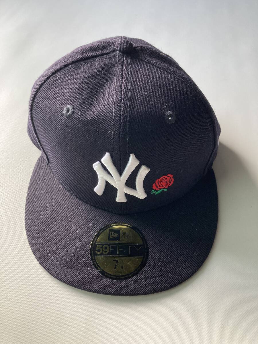NEW ERA ニューヨークヤンキース 帽子 キャップ バラ 7 1/8 拍卖