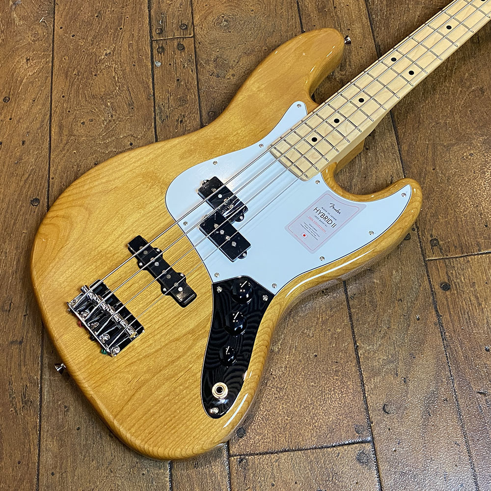 Fender 2024 Collection Made in Japan Hybrid II Jazz Bass PJ Vintage Natural拍卖