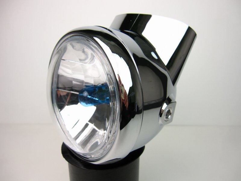 6Vダックス/6Vシャリー ヘッドライトケース&レンズset メッキ拍卖