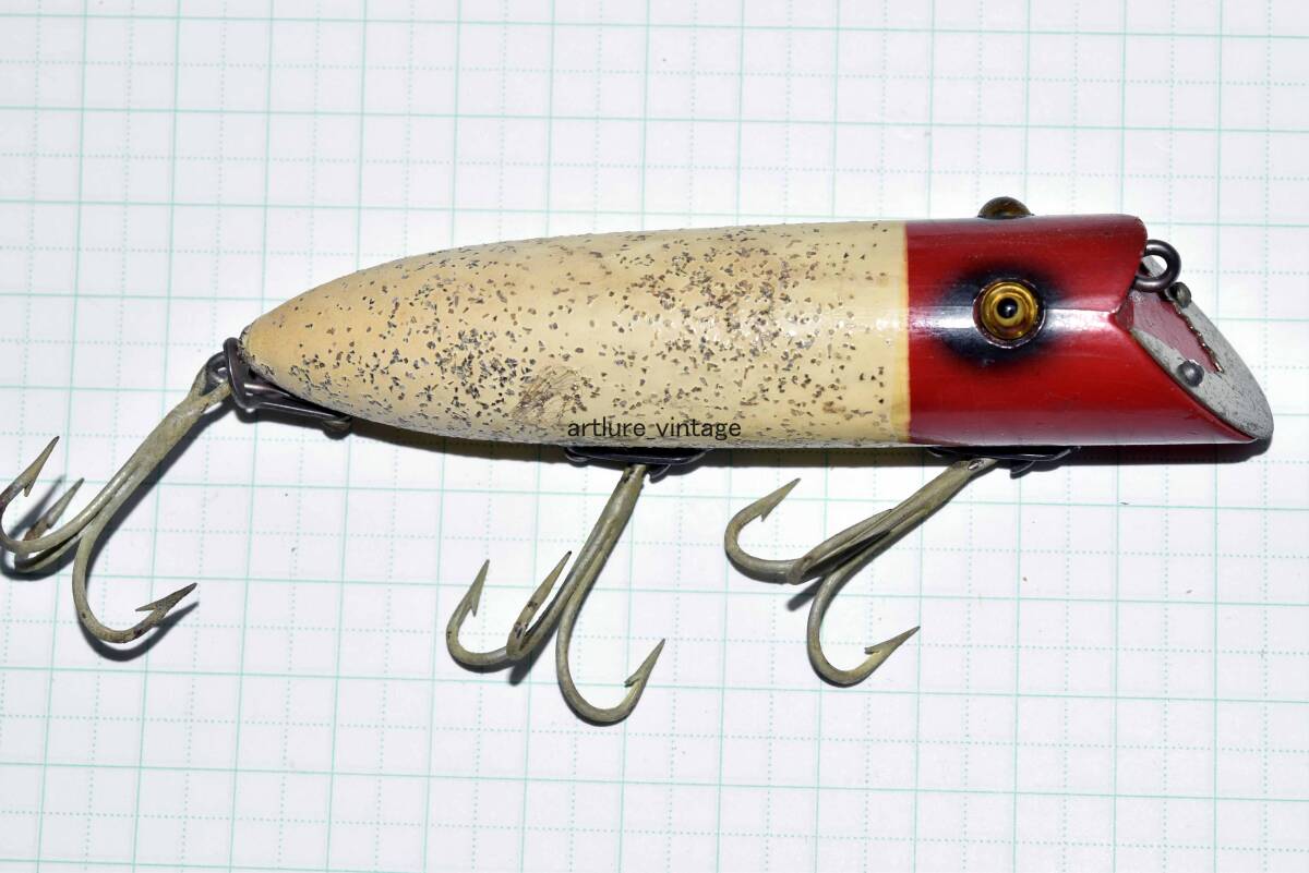 BASSAER #8500RH IN BOX VINTAGE WOODEN LURE HEDDON (8145-326 )USA MADE #OLDLURE #ARTLURE_VINTAGE #ヴィンテージルアー拍卖