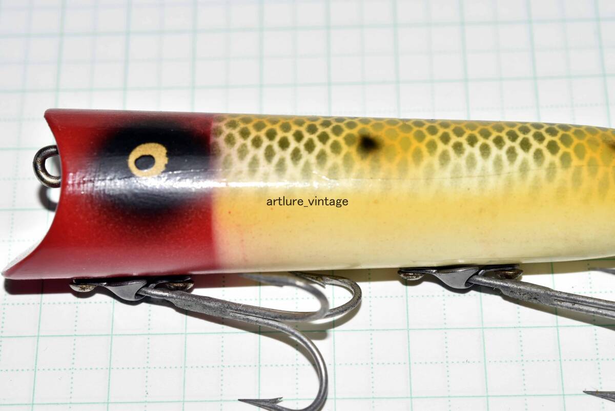 ラッキー13 LUCKY 13 #2500 JRH VINTAGE WOODEN LURE HEDDON (8094-326 )USA MADE #OLDLURE #ARTLURE_VINTAGE #ヴィンテージルアー拍卖