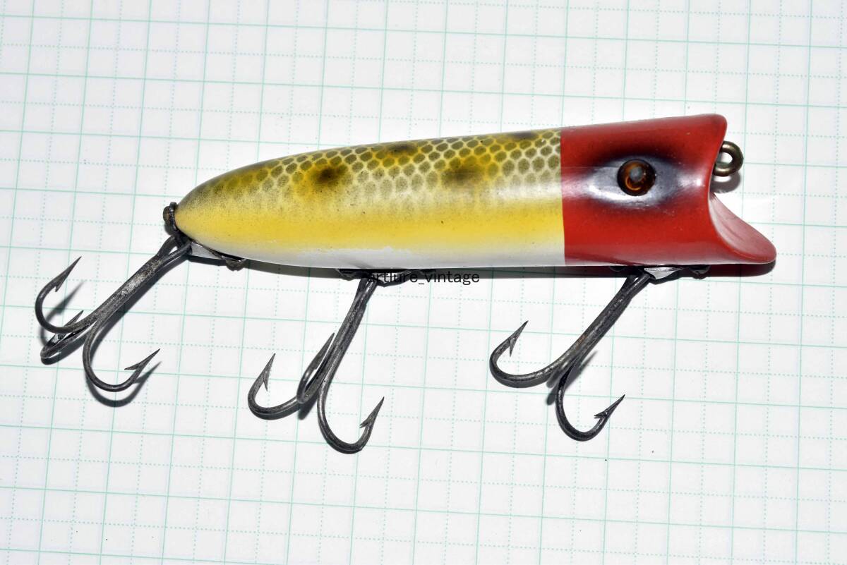 ラッキー13 LUCKY13 TACK ON EYE JRH VINTAGE WOODEN LURE HEDDON (8098-326)USA MADE #OLDLURE #ARTLURE_VINTAGE #ヴィンテージ拍卖