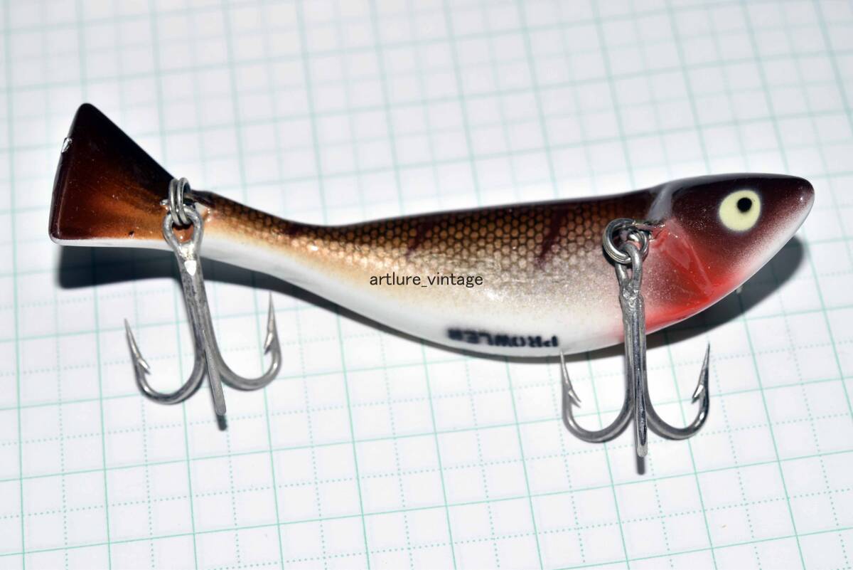 PLOWLER #7025 BWB 3-8oz 10g 85mm VINTAGE LURE HEDDON (7700-326 )USA MADE #OLDLURE #ARTLURE_VINTAGE #ヴィンテージルアー拍卖