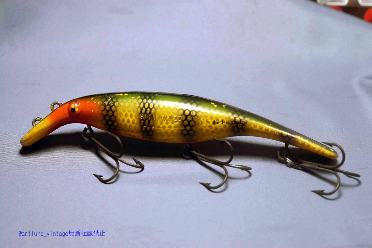 SWIM WHIZZ BIG LURE HOMER LE BLANG TACKLE PLASTIC VINTAGE LURE (4525-323 ) ヴィンテージ ルアー 蒐集家向けルアー拍卖