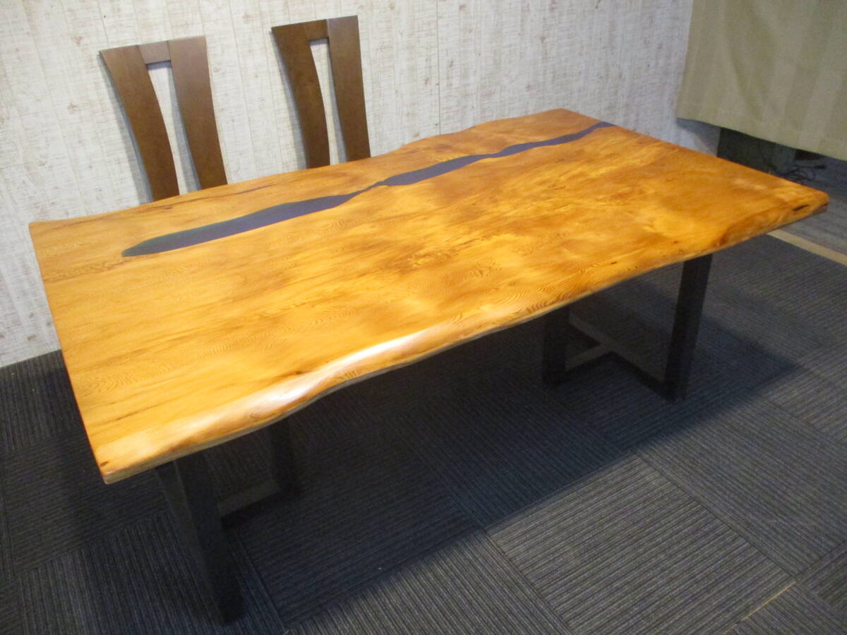 #1235■ 屋久杉 スギ 一枚板 無垢 テーブル 板 ローテーブル ダイニングテーブル  座卓 天板 無垢一枚板 デスク 拍卖