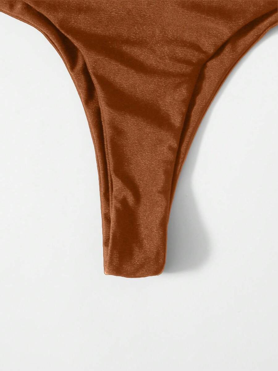 レディース 水着 ビキニセット 夏のビーチ トライアングルブラとバックのビキニセット水着拍卖