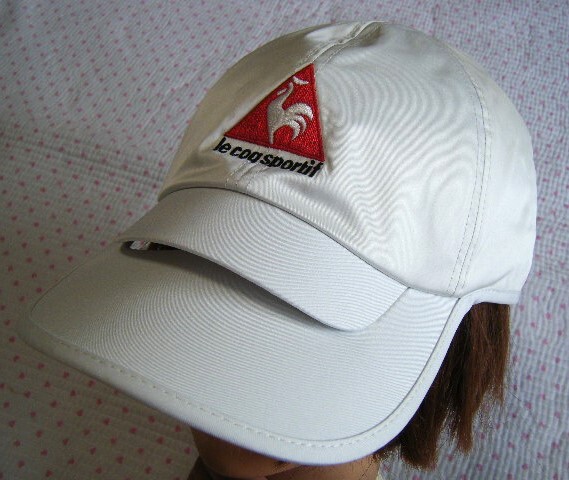 ルコック lecoq×Airpeak Golf 高機能/涼感フローシステムキャップ・空流帽子 白系 適応頭囲 57~59㌢ 通気/遮熱/吸汗機能 定価6490円拍卖