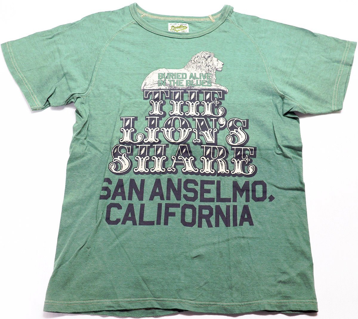 BO'S GLAD RAGS (ボーズグラッドラグス) フリーダムTシャツ “The Lion's Share.” 美品 パイン size S / バーンストーマーズ拍卖