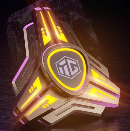 大人と子供のための金属製のフィジェットスピナー,クールな発光ガープロセット,ストレス解消玩具拍卖