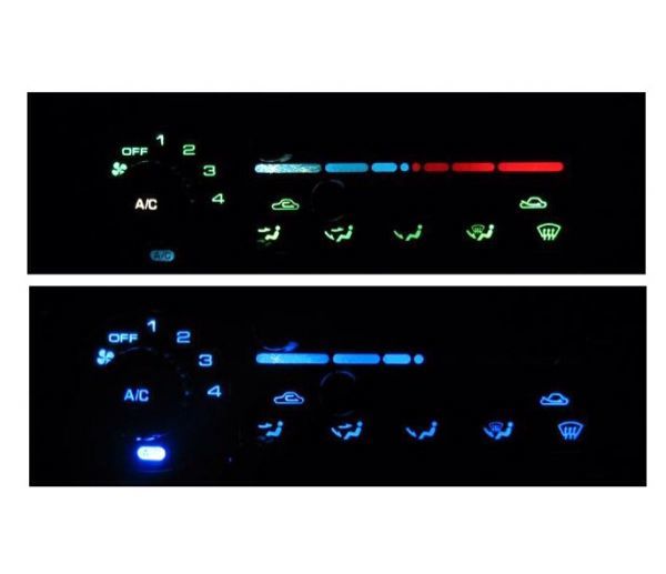 ロードスター NA6/NA8 エアコンLED照明1台分セット! レッド拍卖