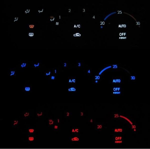 フォレスター SG5 エアコンLED照明1台分セット! ピンク拍卖