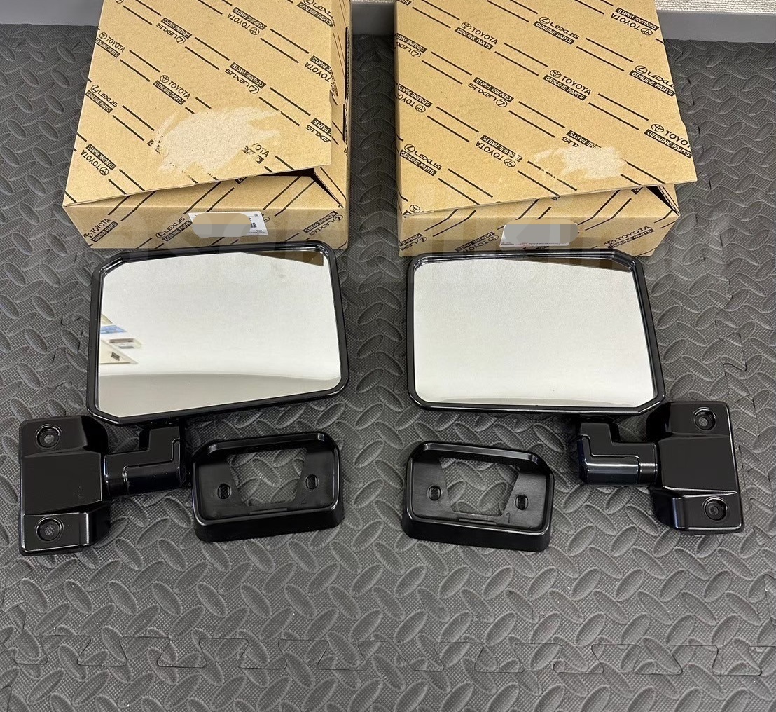 ■新品■トヨタ 純正 70 ランドクルーザー FZJ78 VDJ78 VDJ79 リアビュー ミラー左右セット ランクル アウターミラー拍卖