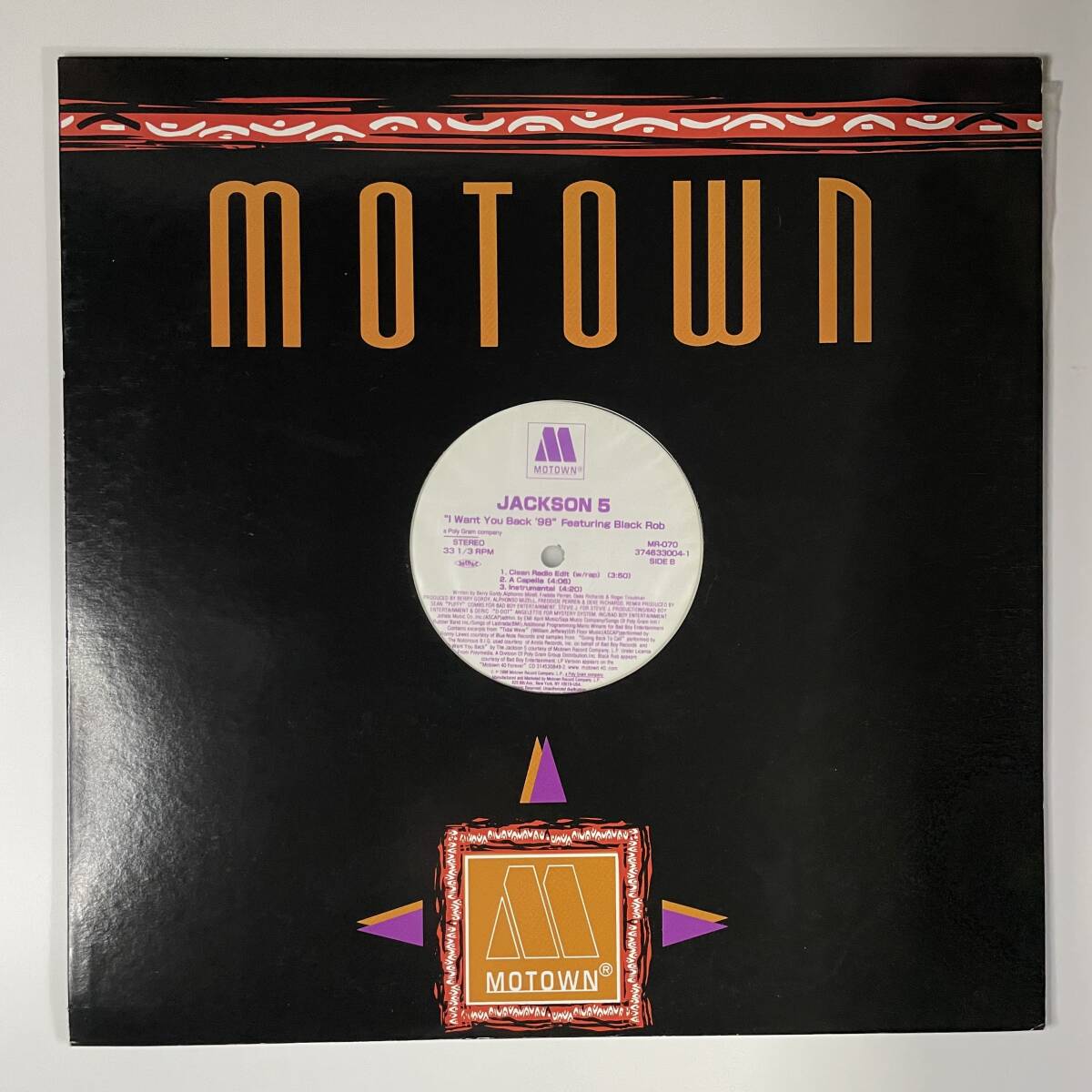 Jackson 5 Featuring Black Rob - I Want You Back '98拍卖