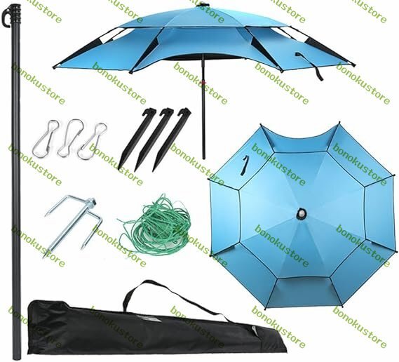 パラソル 釣り傘 大型 風に強い フィッシングパラソル日傘 UVカット チルト 釣り パラソル 日除け チルト機能付 軽量 折りたたみ式収納 2.2拍卖